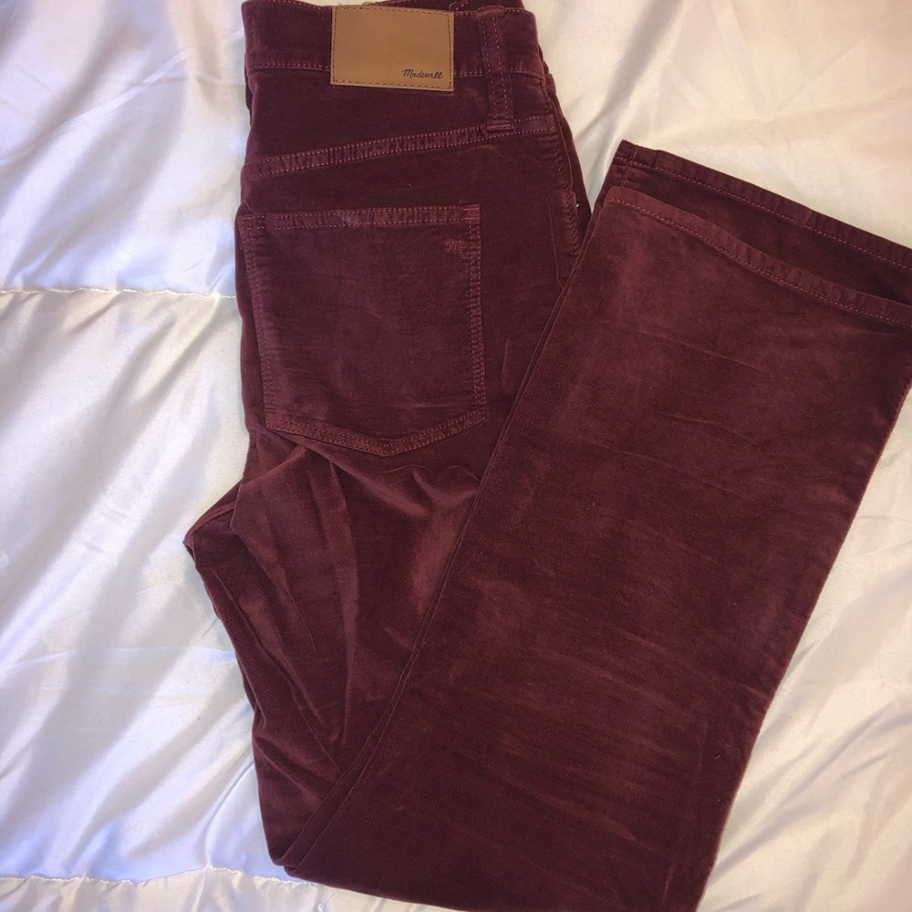 Madewell suede pants.